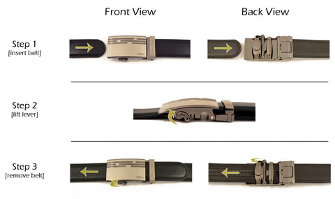 How to use a ratchet belt