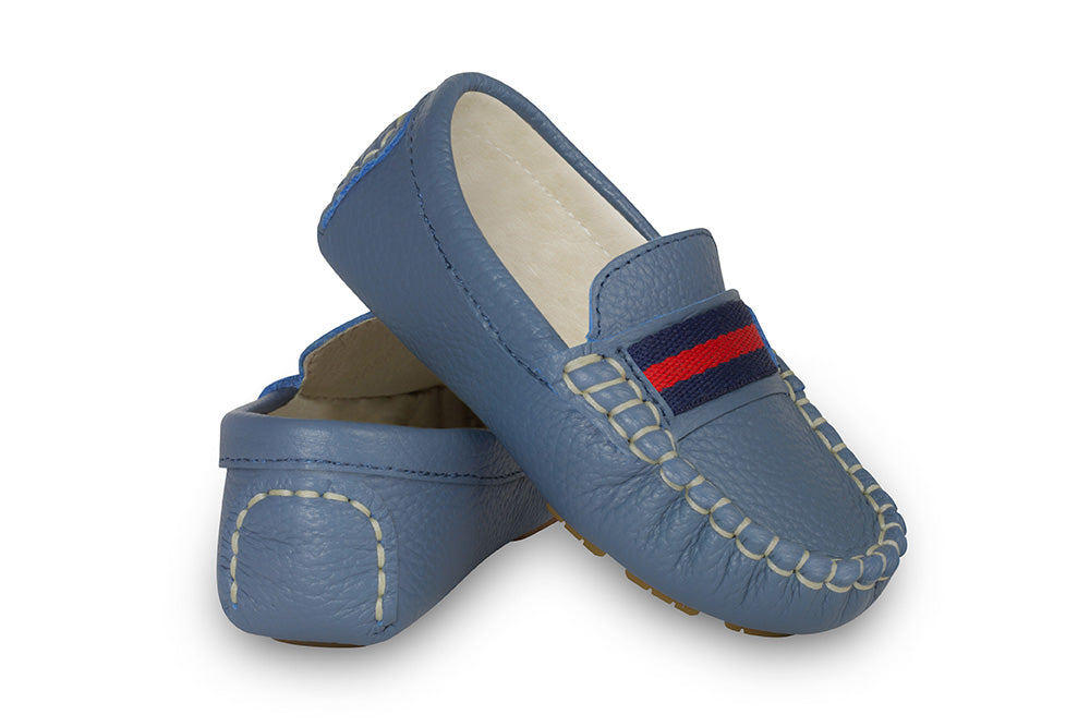 boys blue loafers