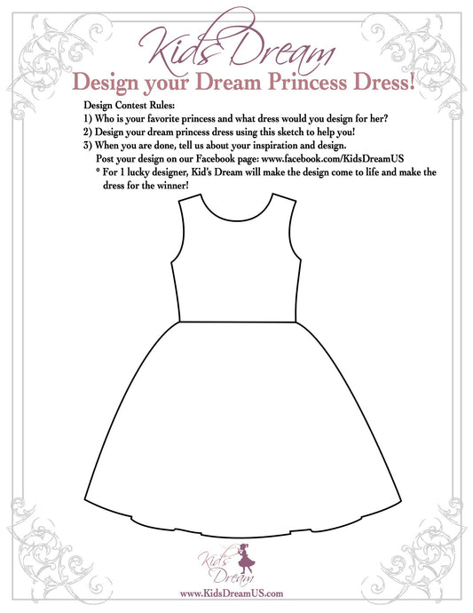 Kid's Dream Dress Design Contest 3/25-Extended to 4/30!