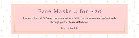 face mask donation kids dream