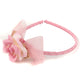 Accessories - Flower & Organza Bow Headband