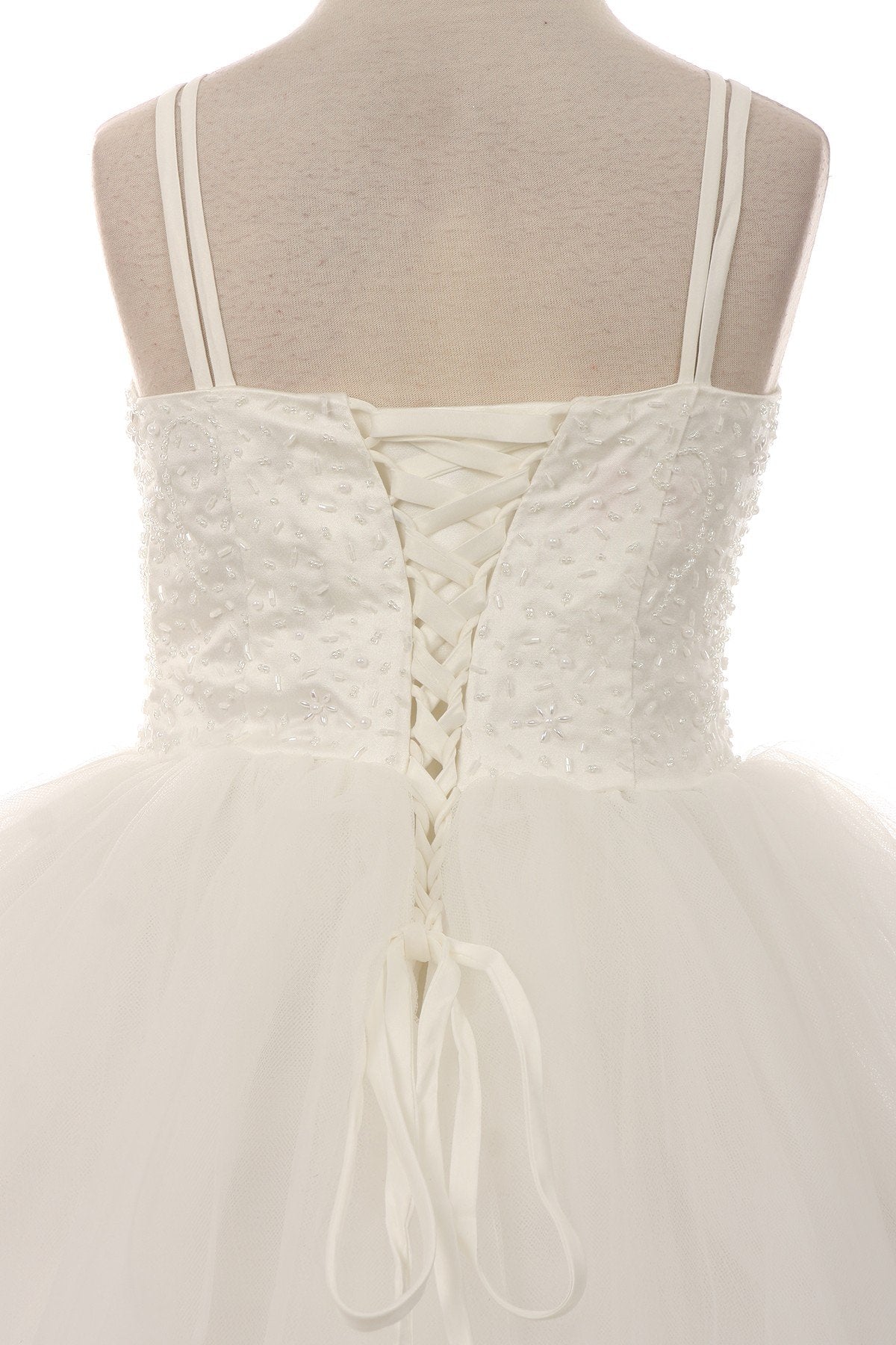 Dress - Hand Beaded Corset Tulle Dress