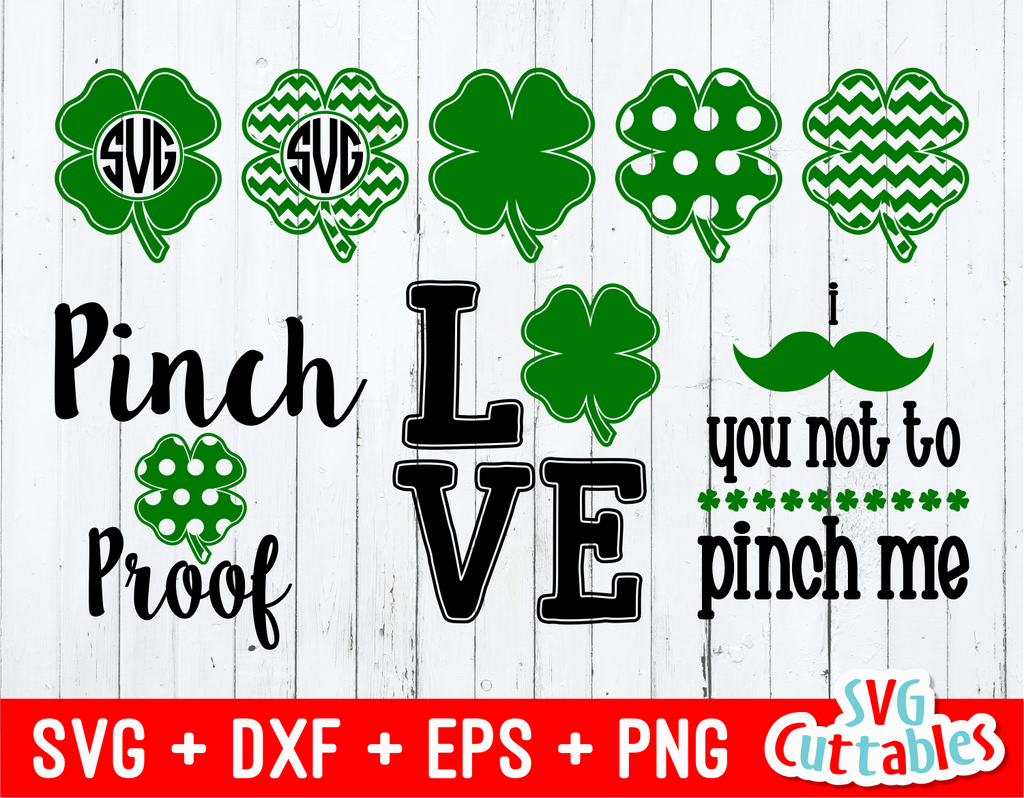 St. Patricks Day SVG, Circle Monogram Frame | svgcuttablefiles