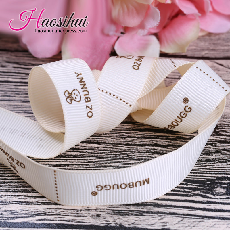 printed ribbons for favors