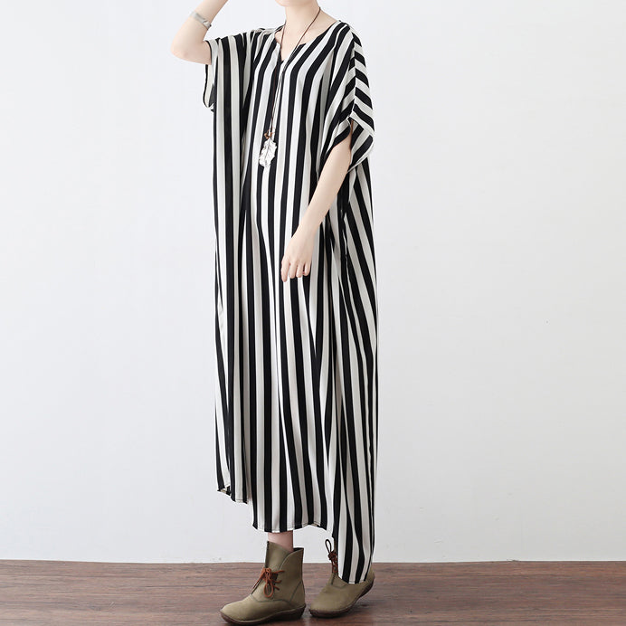 black and white striped plus size