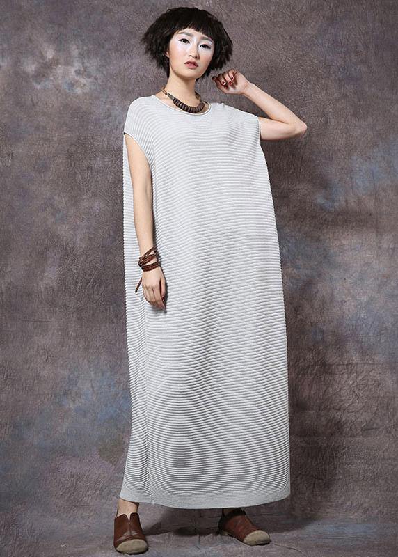 white loose summer dress