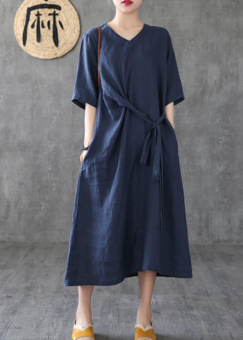 summer dress navy