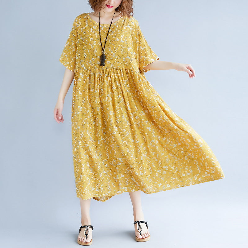 yellow cotton dresses