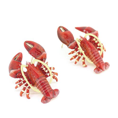 Red Lobster Earrings
