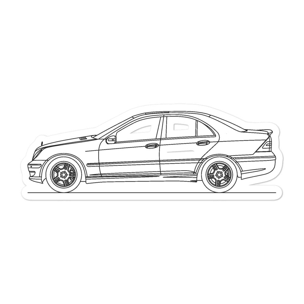 alleen passen Periodiek Mercedes-Benz W203 C 32 AMG Sticker – Artlines Design