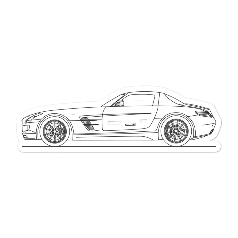vermijden In tegenspraak Overtreden Mercedes-Benz SLS AMG R197 Sticker – Artlines Design