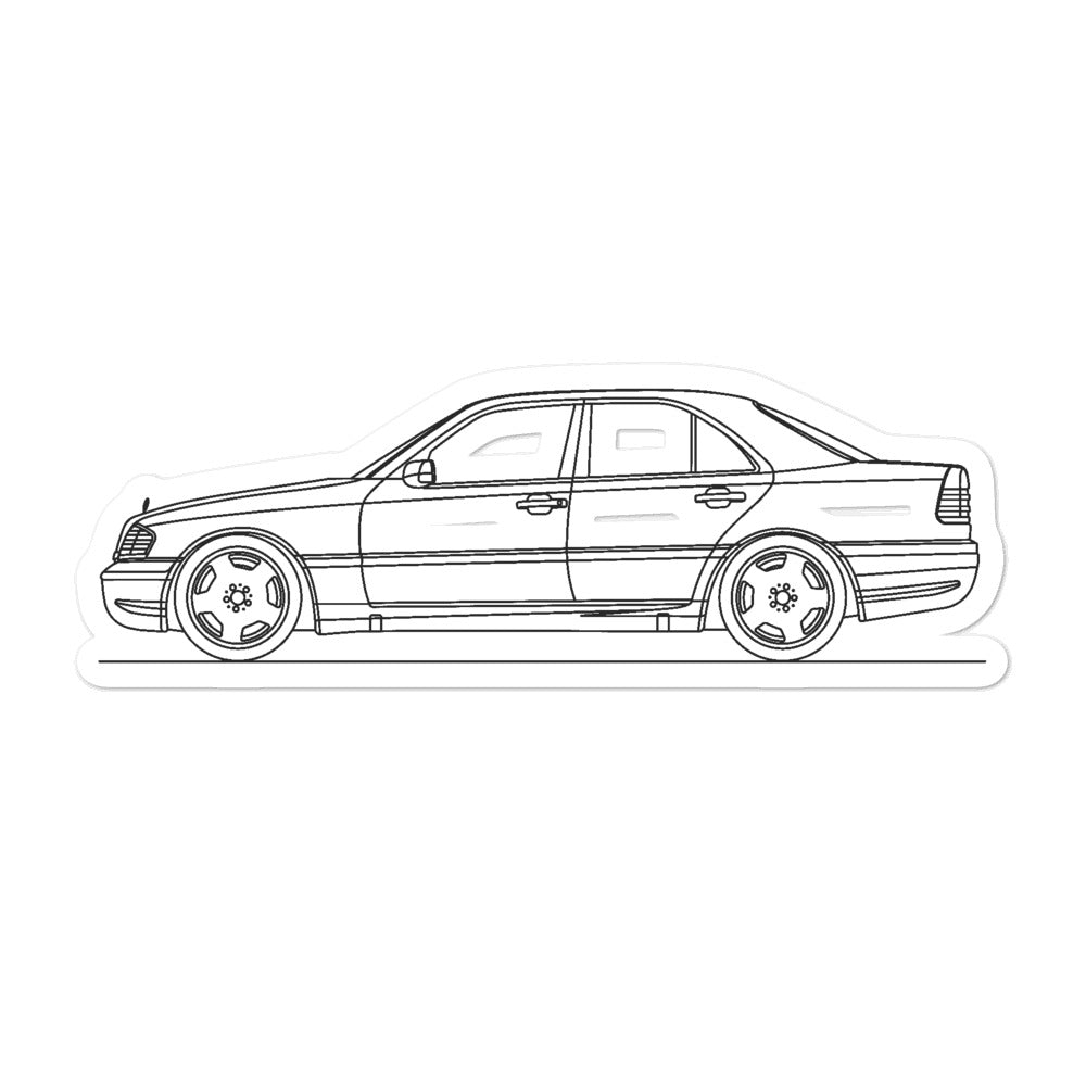 schattig getrouwd Veel Mercedes-Benz C 43 AMG W202 Sticker – Artlines Design