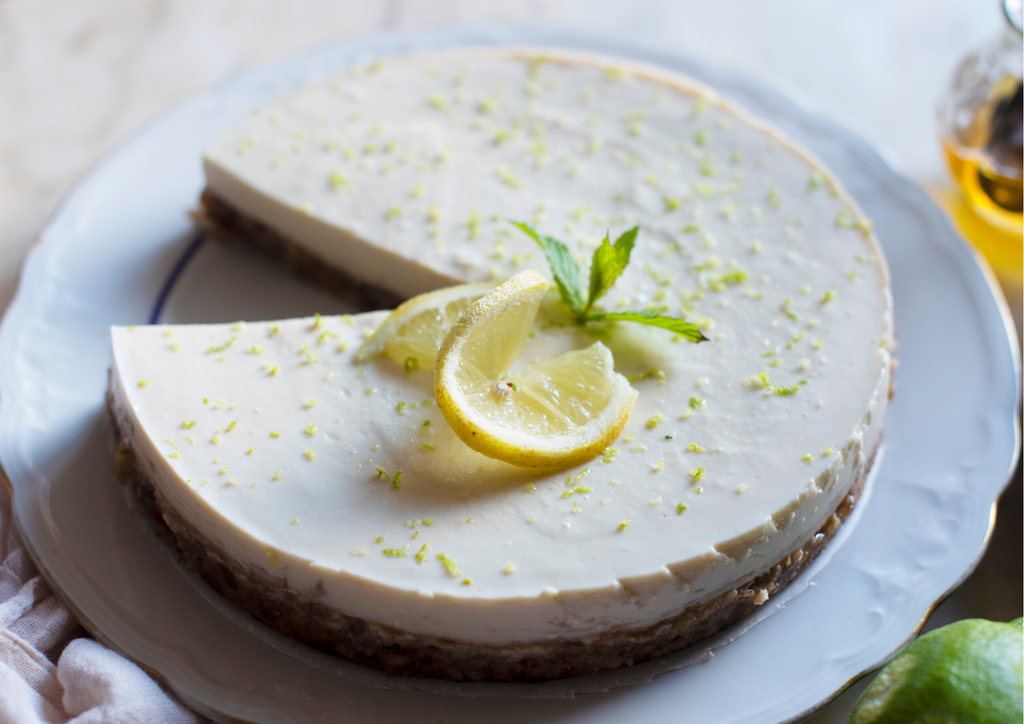 torta fredda allo yogurt senza cottura e vegana