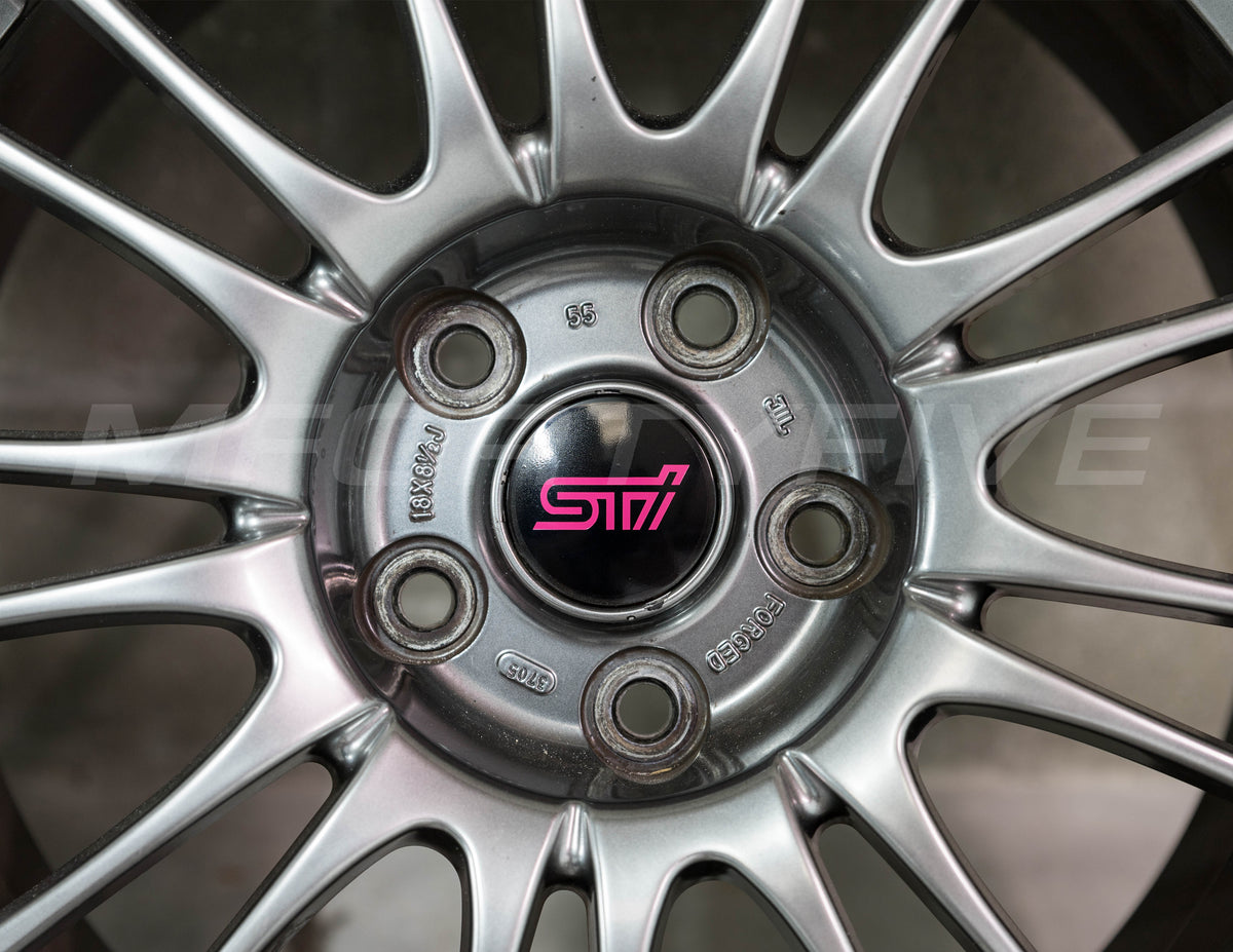 sti wheel caps