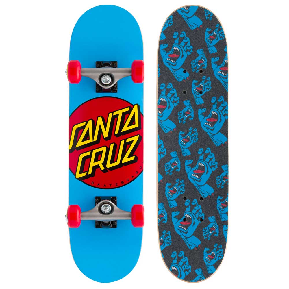 Scharnier Misverstand gevoeligheid Santa Cruz Classic Dot Super Micro Skateboard Complete - 7.25 Blue – Focus  Boardshop