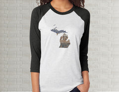 Michigan Raglan Tee