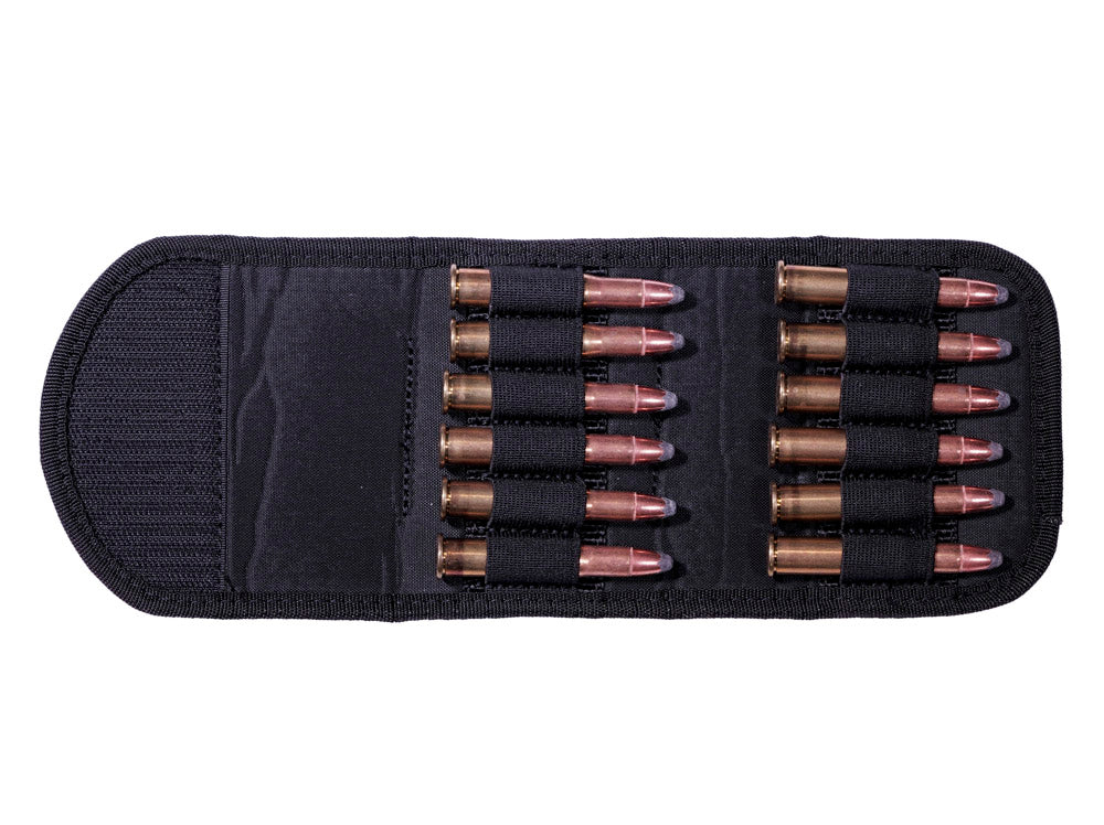 Revolver Ammo Holder Slide On Belt Leather Cartridge Holder fits to 2-1/4" Belt 