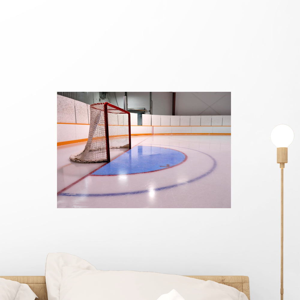 Hockey Or Ringette Net Wall Mural