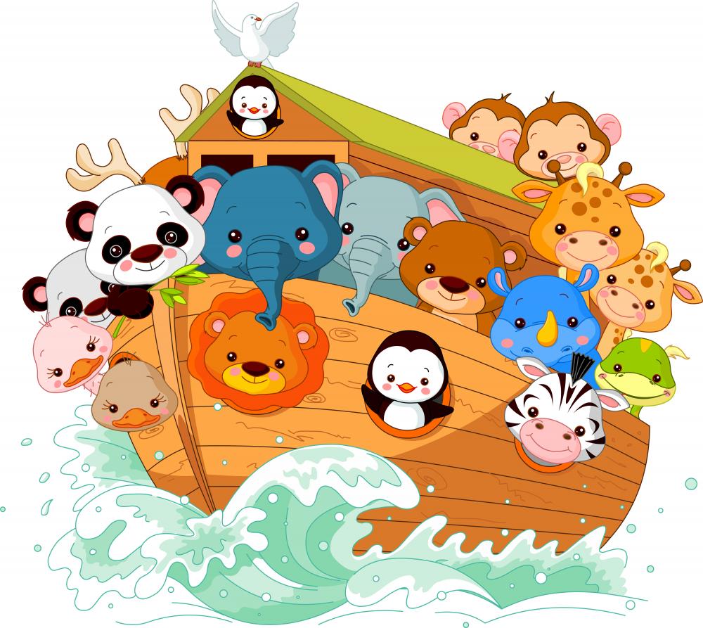 Noah's Ark Wall Decal - WallMonkeys.com