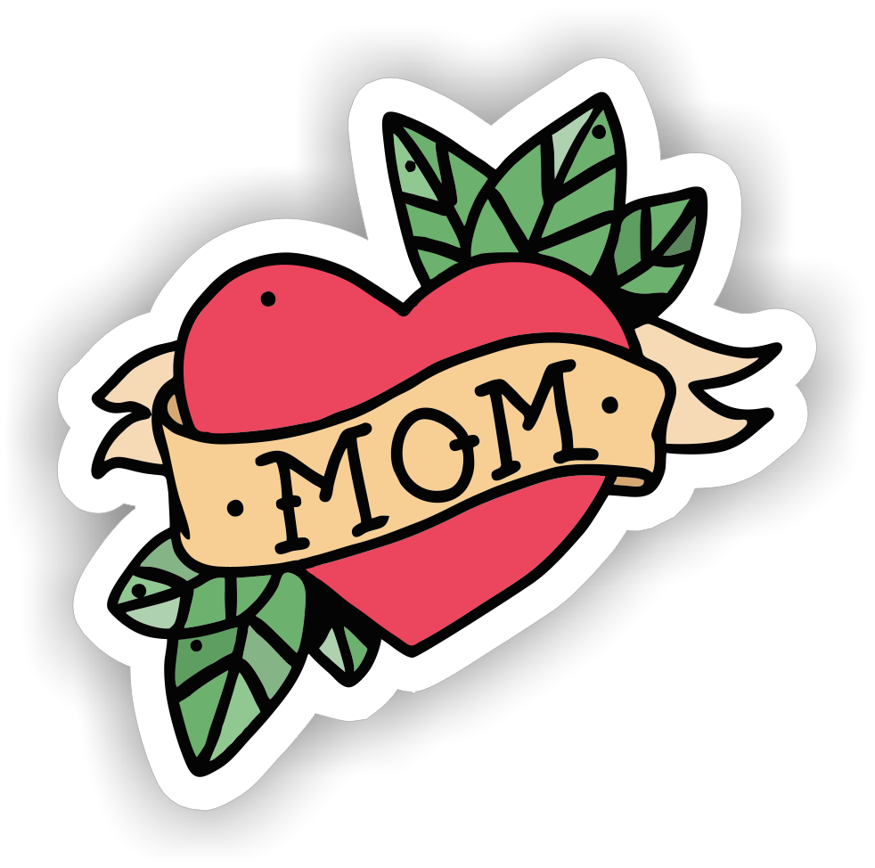 clipart of hearts with mom