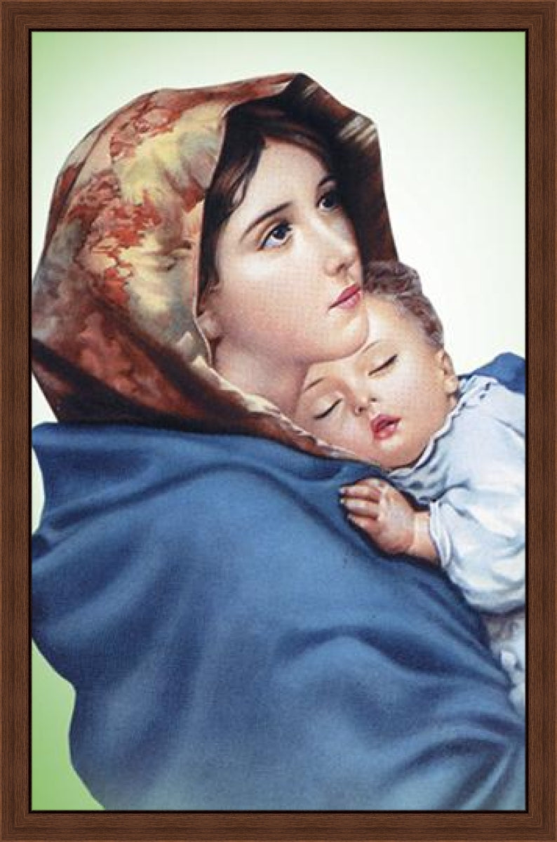 Mother Mary Portrait - Premium Photographic Print – Living Words