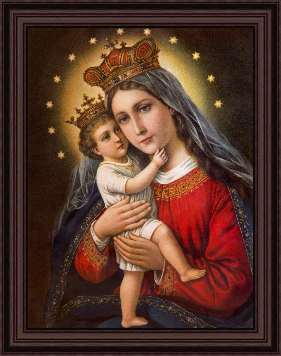 Madonna Child Jesus Portrait - Premium Photographic Print with ...