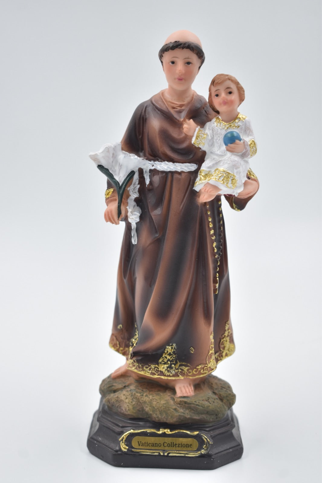 St. Antony 8 Inch Statue - Handcrafted Religious Art – Living Words
