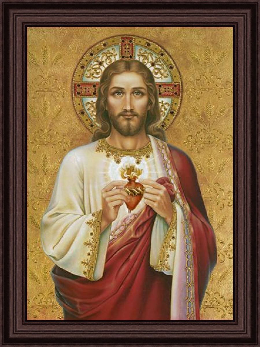 Beautiful Jesus Christ Portrait - Premium Photographic Print with ...