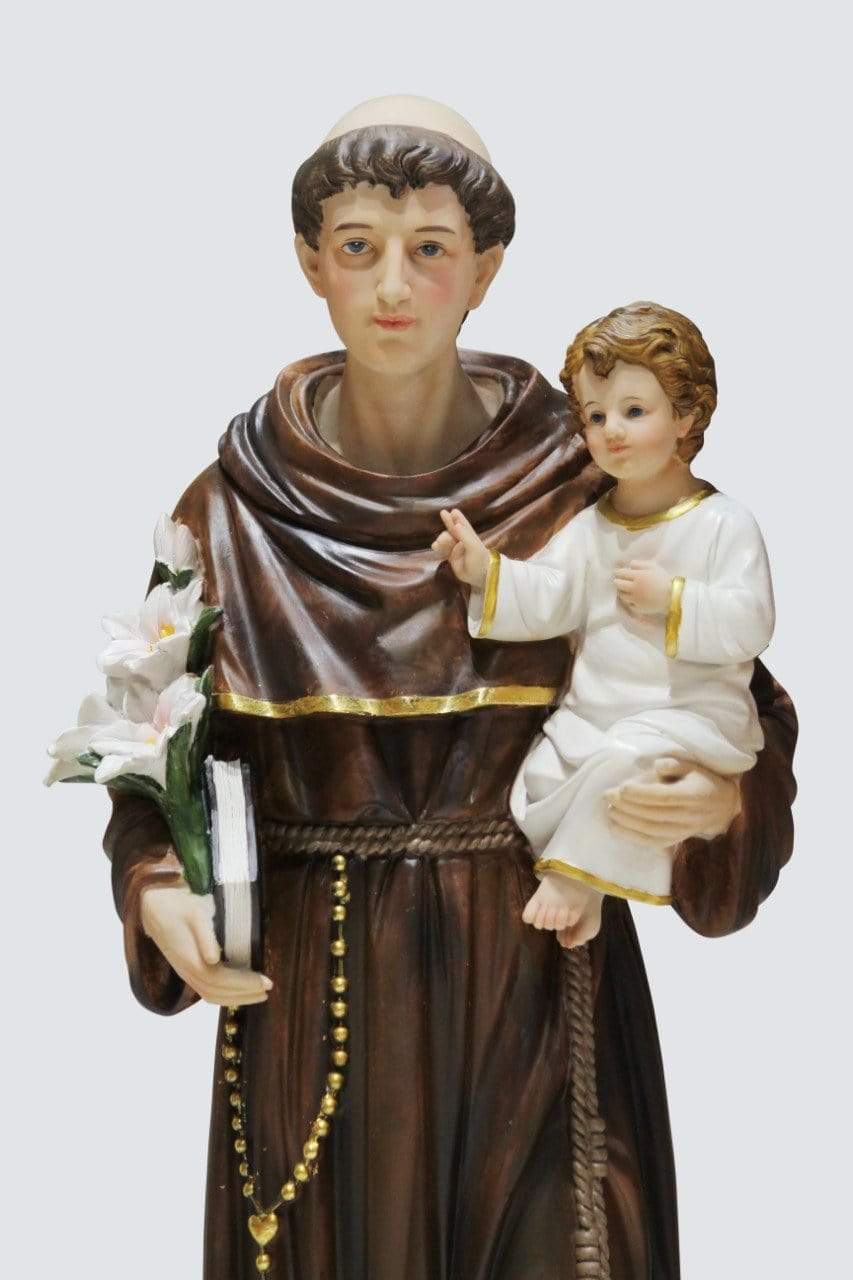 St. Anthony 36 Inch Statue - Patron Saint of Lost Things – Living ...