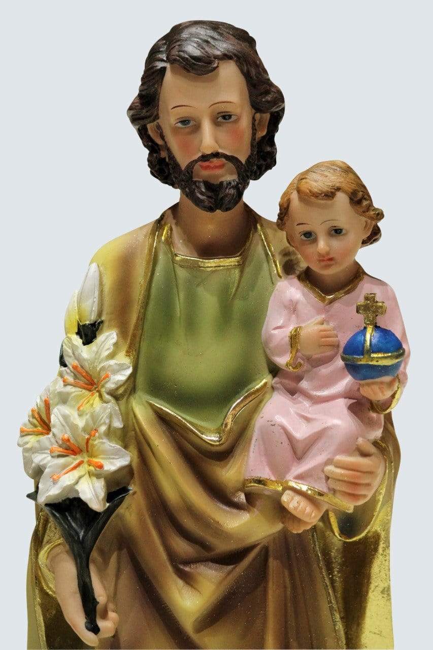 St. Joseph 17.5 Inch Polymarble Statue | Shop Now – Living Words