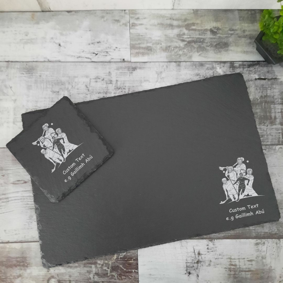 Hurling Placemat & Gift Set - & Message