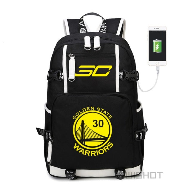 WISHOT Stephen Curry Backpack Black or 