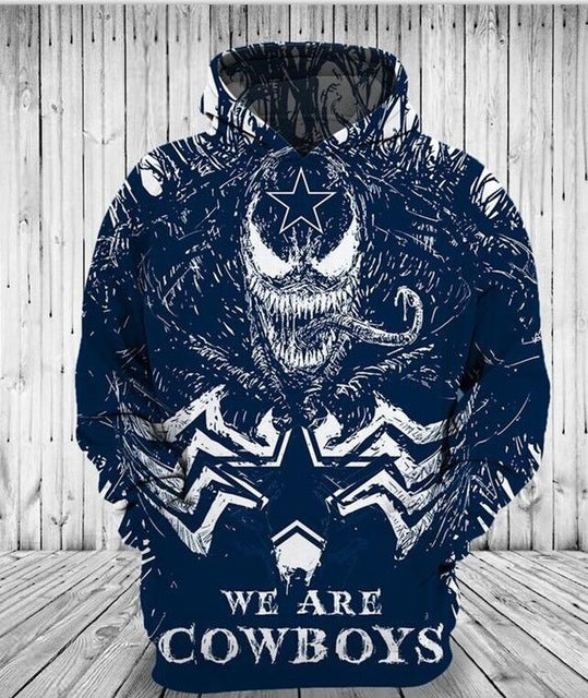 We are Cowboys Venom Custom Hoodie 