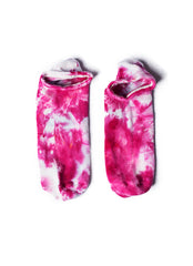 women's pink tie dye socks