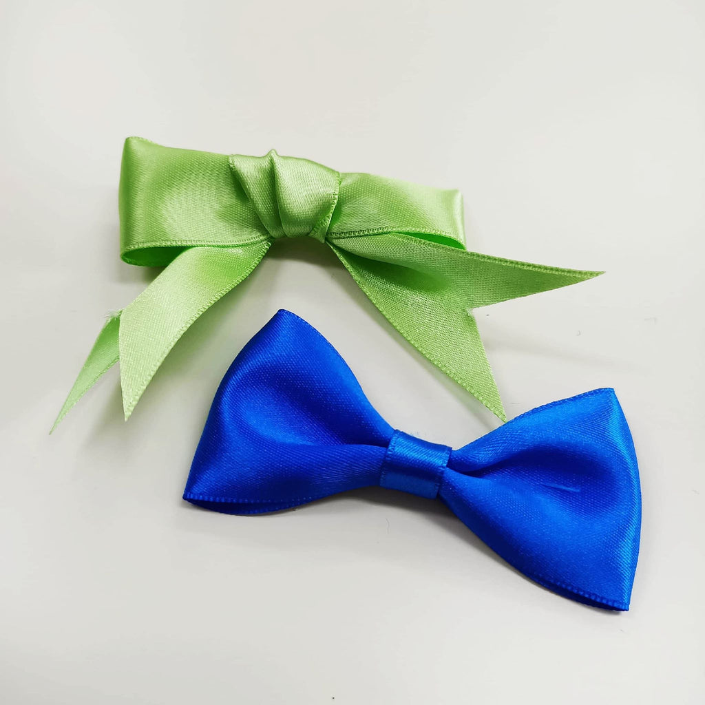 French Satin Hair Bows