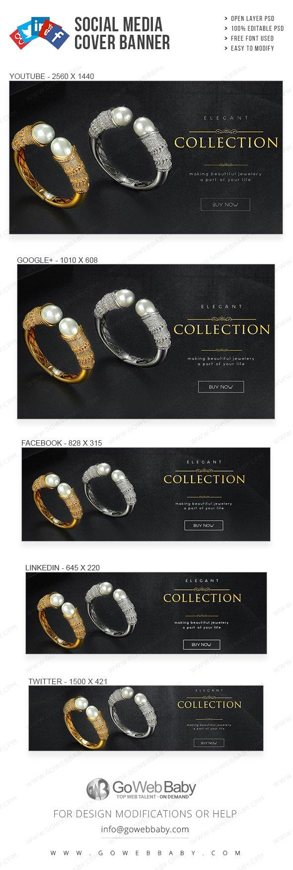 gold jewellery website banner