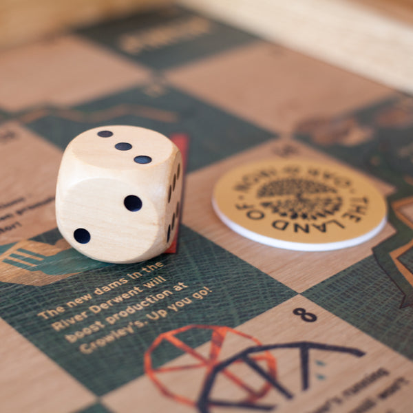 Board game showing Oak print Land of Oak and Iron