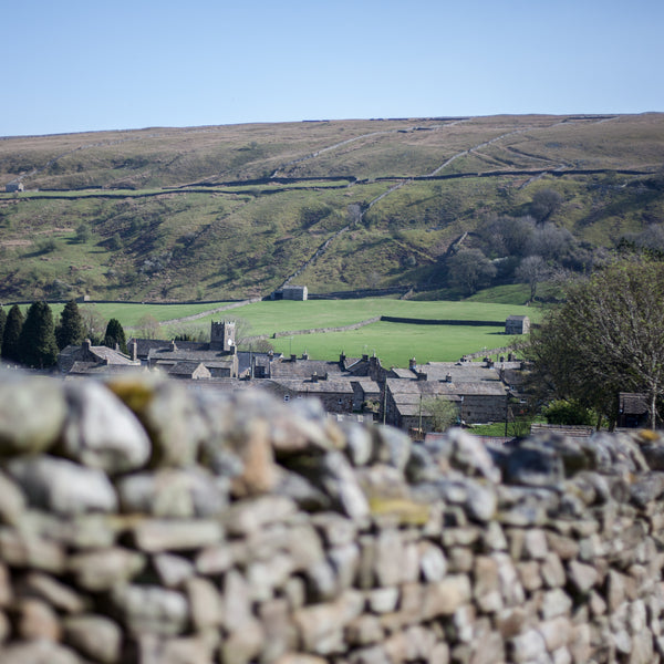 the view of muker church from the ancient ash tree