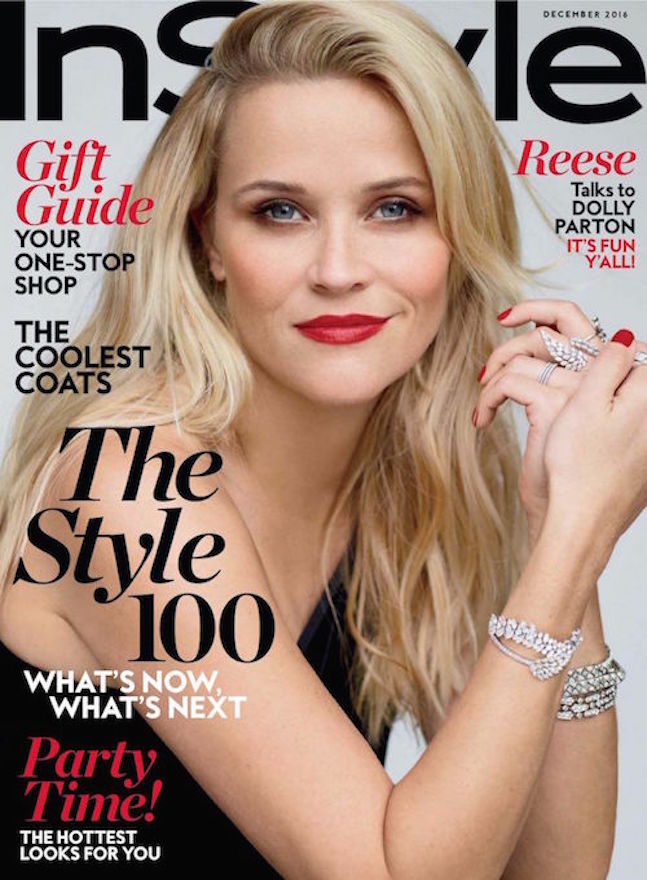 Reese Witherspoon InStyle December 2016