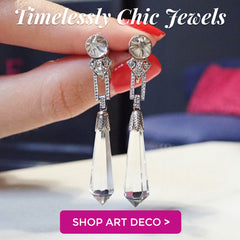 Valentine's Day Gift Guide Art Deco jewelry from Doyle & Doyle