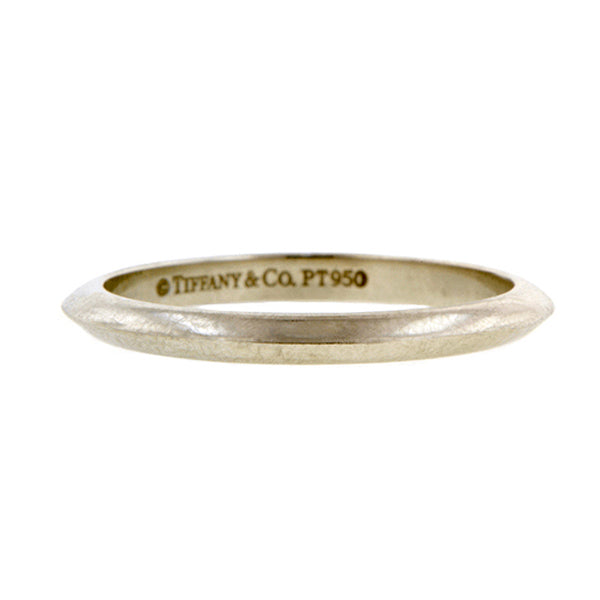 tiffany and co platinum wedding band