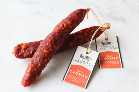 Chilli Chorizo sticks from Cornish Charcuterie 