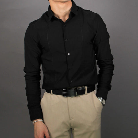 Long Sleeve Shirt (Black) 1654