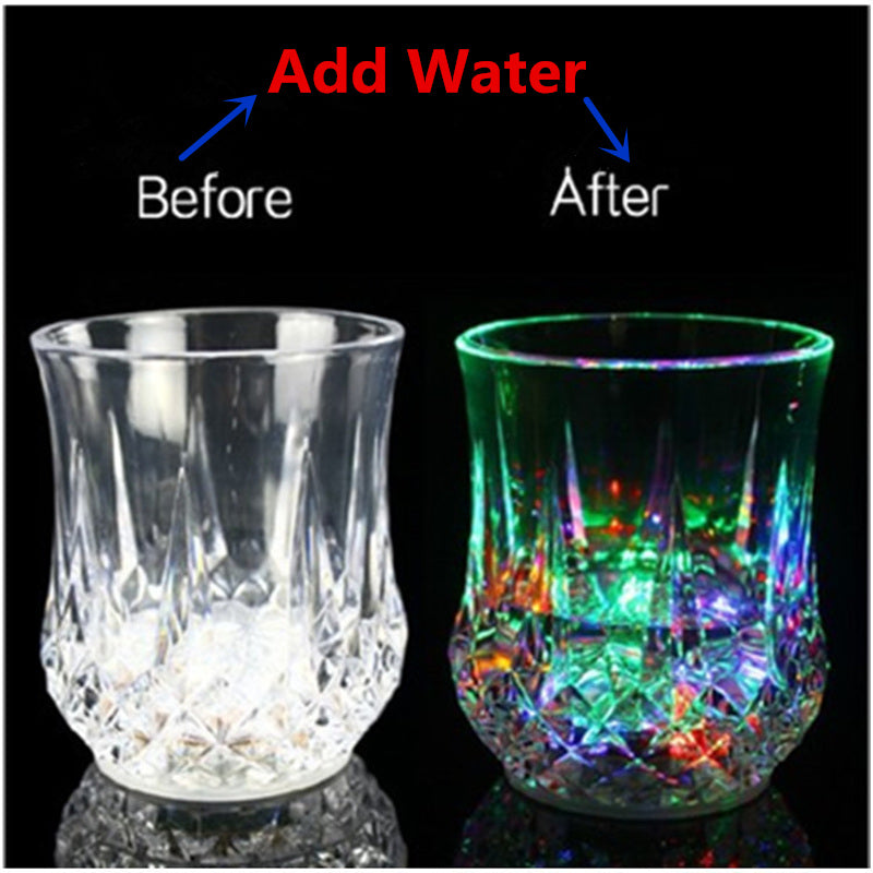 led flashing drinking glasses