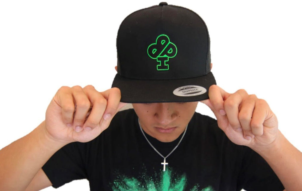 electric snapback hat