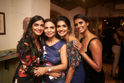 Left-Right Vidya, Vanita, Devika, Jaineesha