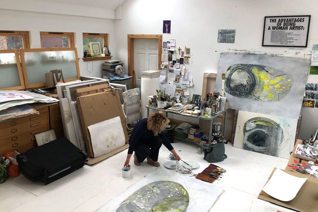 Janet Melrose in her studio.