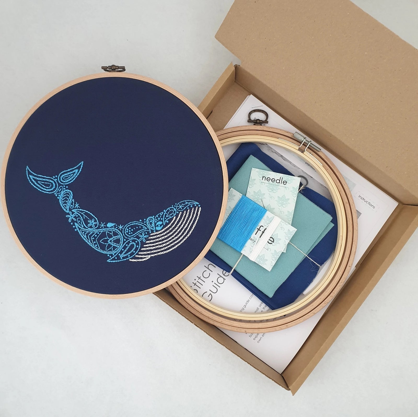 Paraffle blue whale kit contents