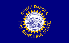 1963 south Dakota state flag image