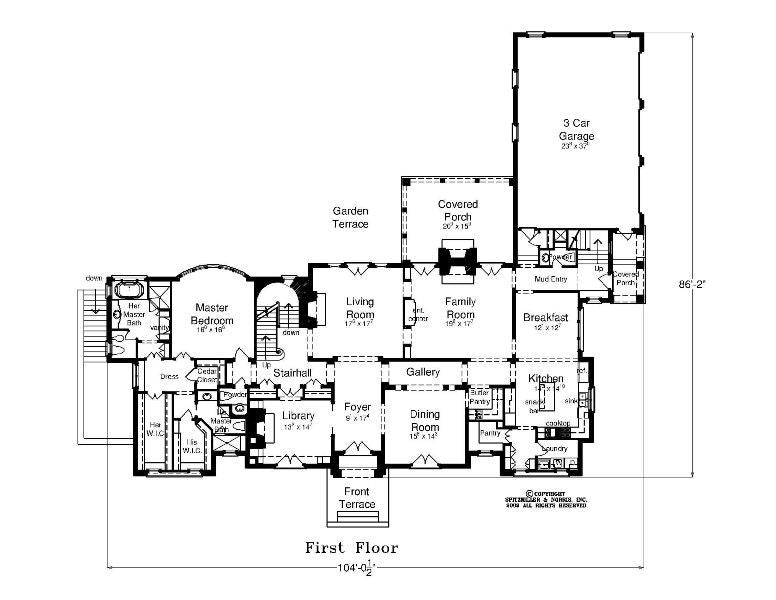 Bel Air Manor Spitzmiller & Norris House Plans